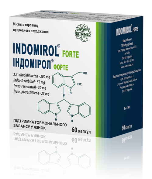Індомірол Форте 60 капсул